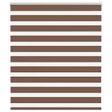 thumbnail of vidaXL Doppelrollo Braun 120x100 cm Stoffbreite 115,9 cm Polyester