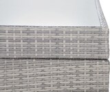 thumbnail of METRO Professional Tavolo da bar Barbados, alluminio/rattan PE/vetro temperato, 75 x 200 x 110 cm, resistente alle intemperie, per 6 persone, grigio