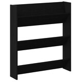 thumbnail of vidaXL Schuhschrank Schwarz Eichen-Optik 80 x 18 x 90 cm Holzwerkstoff