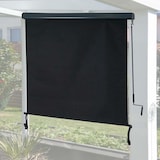 thumbnail of Tenda da sole verticale HWC-F42, tenda da sole verticale, schermo privacy per esterni, tessuto protezione UV 50 ~ 250x180cm, nero