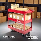 thumbnail of Trolley Carello de officina 3 scomparti Set di 2