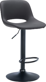 thumbnail of DELUKE® Barhocker JAKSON - Schwarz, Kunstleder, Schwarz | Barhocker mit Lehne Barstuhl Tresenhocker Tresenstuhl Kneipenhocker Kneipenstuhl