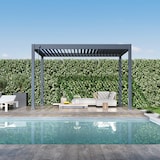 thumbnail of Weide Classic | Pergola Aluminium freistehend | 3 x 4 M | Lamellendach anthrazit