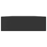 thumbnail of vidaXL Schweberegal mit Schublade Schwarz 80 x 25 x 8 cm