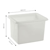 thumbnail of GILAC Bac grand volume - 100 L - Blanc G140521