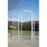 thumbnail of Rosenbogen mit Tor Melissa antik weiß