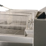 thumbnail of Romux® Friteuse À Gaz Naturel Professionnelle 18+18 Litres Double de Table | Friteuse en Acier Inoxydable avec Robinet de Vidange 6000 W