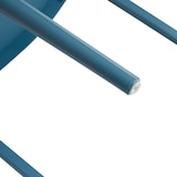 thumbnail of Set van 6 stapelbare stoelen van polypropyleen met glasvezel, voor tuin of binnengebruik, waterafstotend en duurzaam, modern design – YARA/Petrolblauw