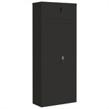 thumbnail of vidaXL Aktenschrank Schwarz 90x40x220 cm Stahl