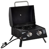 thumbnail of Outsunny Barbecue a Gas Pieghevole con Coperchio e 2 Bruciatori
