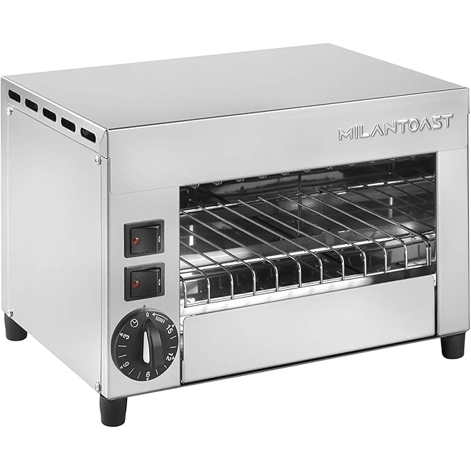 Milantoast - 2-Zits Oven / Broodrooster 220-240V 50/60Hz 1,21Kw