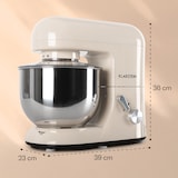 thumbnail of Klarstein Bella Küchenmaschine 1800 W / 2,7 PS 5 Ltr Edelstahl BPA-frei Vintage-Creme