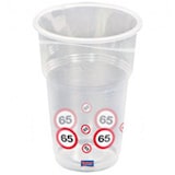 thumbnail of 65. Geburtstag Verkehrsschild 10 Becher