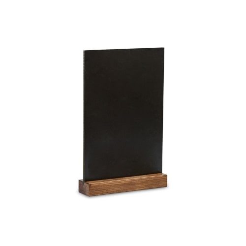 Kreidetafel-Tischaufsteller aus Holz, DIN A4