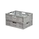 thumbnail of Caja plegable ranurada Norma Europa 400 x 300 x 114 | Caja plegable NE 4312 Gris | DENOX