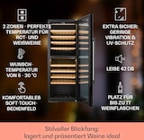 thumbnail of Klarstein Barossa 77 Duo Weinkühlschrank 2 Zonen 191 L 77 Fl. Touch LED schwarz Schwarz