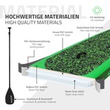 thumbnail of ECD Germany Aufblasbares SUP Board Makani 320×80×15 cm Grün – Komplettset mit Pumpe/Tragetasche/Zubehör, PVC, bis 120 kg