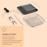 thumbnail of AeroVital Cube Chef Heißluftfritteuse  1700 W 14 Liter 16 Programme Ober- und Unterhitze Silber-Metallic