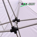 thumbnail of RAY BOT Gazebo pieghevole 3x3 blu gambo 40x40 senza laterali. PVC 350g
