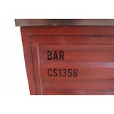 thumbnail of Bar container Rouge  Tole + bois L200 X P65 X H110