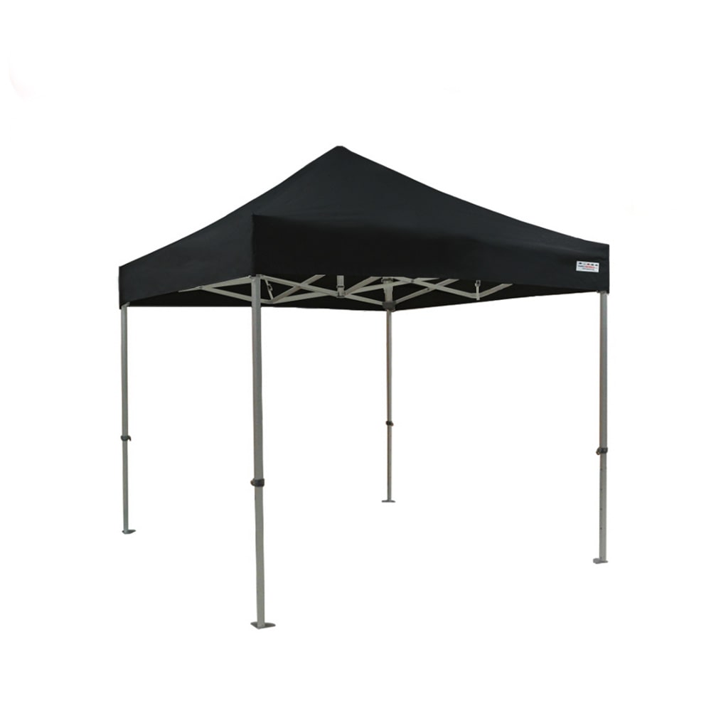 Tente pliante PRO 3x3m - ALU 45mm/polyester 380g Norme M2 - noir - FRANCE-BARNUMS