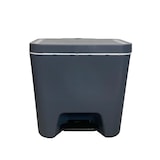 thumbnail of Cubo de basura para reciclar con hasta 3 compartimentos. Ecológico de 45 litros. Color gris antracita.