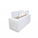 thumbnail of Chimenea de bioetanol de suelo para uso interior y exterior CARAVAGGIO Blanco L100xP40xH40 cm