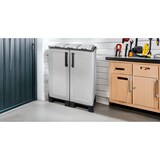 thumbnail of Poubelle de Tri Selectif 3 Conteneurs Recyclage Déchets Intérieur Extérieur 68 x 37 x 90cm 2 Portes  INTEC