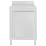 thumbnail of Mesa de trabajo comercial mueble acero inoxidable 60x60x96 cm