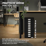 thumbnail of ML-Design Aktenschrank 10 Schubladen 28x38x60 cm Schwarz | DIN A4 Metallschrank Büro Werkzeugschrank Aufbewahrung