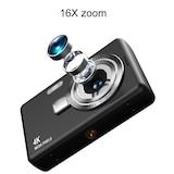 thumbnail of Appareil Photo Numérique 4K HD Portable Avec Zoom 16X Et Écran 2.4 Pouces Blanc YONIS