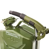 thumbnail of BW® Kraftstoffkanister Metall Benzinkanister 3x 5 Liter mit Ausgießer - Olivgrün - RAL 6003 - TÜV-geprüft und UN-Zulassung - Made in Europe