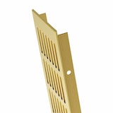 thumbnail of Lüftungsgitter Stegblech Badbelüftung b 100mm x L 800mm Gold eloxiert