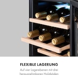thumbnail of Klarstein Reserva 12 Uno Weinkühlschrank 12 Flaschen 31 Liter Edelstahl Edelstahl