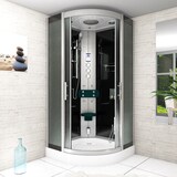 thumbnail of Duschkabine Komplettdusche Fertigdusche Dusche D46-13M1-EC 90x90 cm mit 2K Scheiben Versiegelung