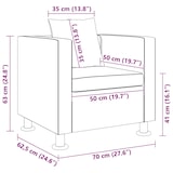 thumbnail of vidaXL Sessel Schwarz Kunstleder