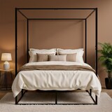 thumbnail of Cama con dosel Batoni 140 x 200 cm