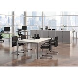 thumbnail of Bisley Cito Konferenztisch höhenverstellbar - 240 x 120 cm Meetingtisch XXL Schreibtisch in Ahorn - Gestell: silber