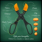 thumbnail of La Croquetera - Set mit multifunktionalem Utensil mit 4 austauschbaren Formen und 40 Aufbewahrungstabletts für Kroketten in Orange