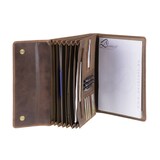 thumbnail of Dethloff Fächermappe A4 Leder 7 Fächer vintagebraun Aktenmappe Orgamappe Leopold D021426503-S