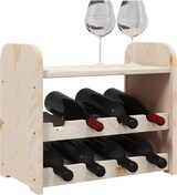thumbnail of vidaXL Weinregal mit Oberplatte 43x25x37 cm Massivholz Kiefer
