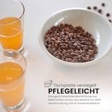 thumbnail of bümö Multifunktionstisch Buche, Tisch 160 x 69 cm, Tischfuß vierkant schwarz - Tisch Trapez, Besprechungstisch System D-Serie, Konferenztisch,