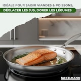 thumbnail of Poêle 26 cm en inox 18/10 Triply Fackelmann Vita3