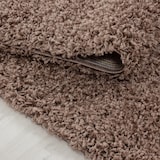 thumbnail of Teppich Hochflor Unifarben Polypropylen Wohnzimmer Shaggy Mokka Rechteckig 140x200 | Kadima Design