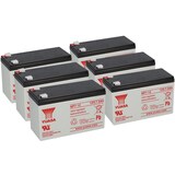 thumbnail of 6x Yuasa Blei-Akku NP7-12 Pb 12V 7Ah VdS, Faston 4,8mm