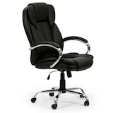 thumbnail of Poltrona da Ufficio Nixon sollevabile e reclinabile Rivestita in Ecopelle, Colore Nero, Metallo Cromato