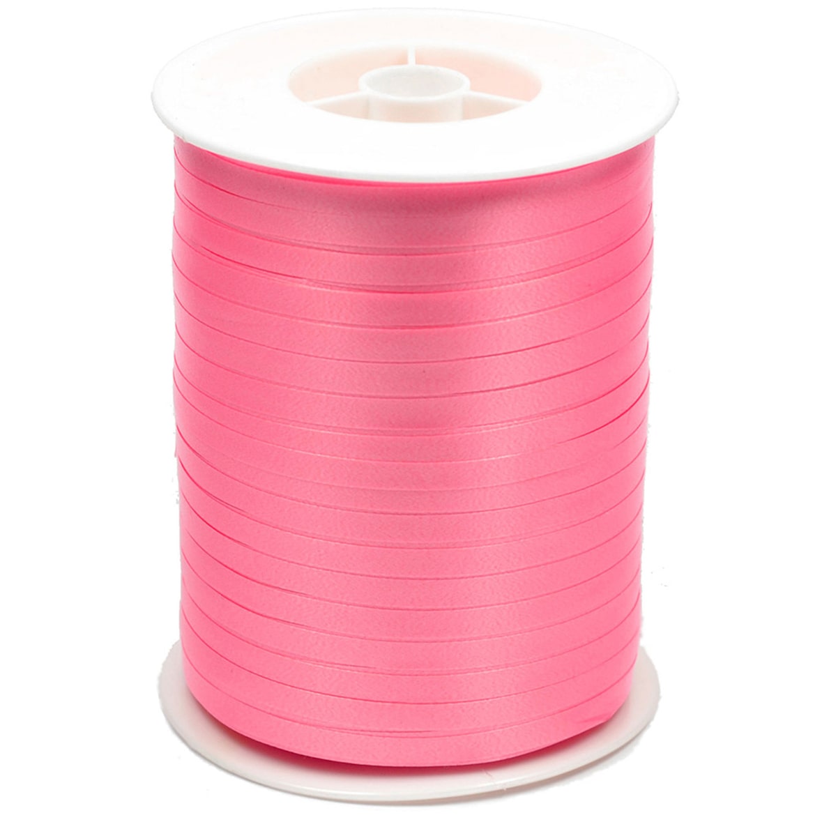 500m Geschenkband Ringelband 5mm - wasserfestes Kunststoff Dekoband Schleifenband Polyband Luftballonband zum Anbinden von Luftballons Basteln Pink