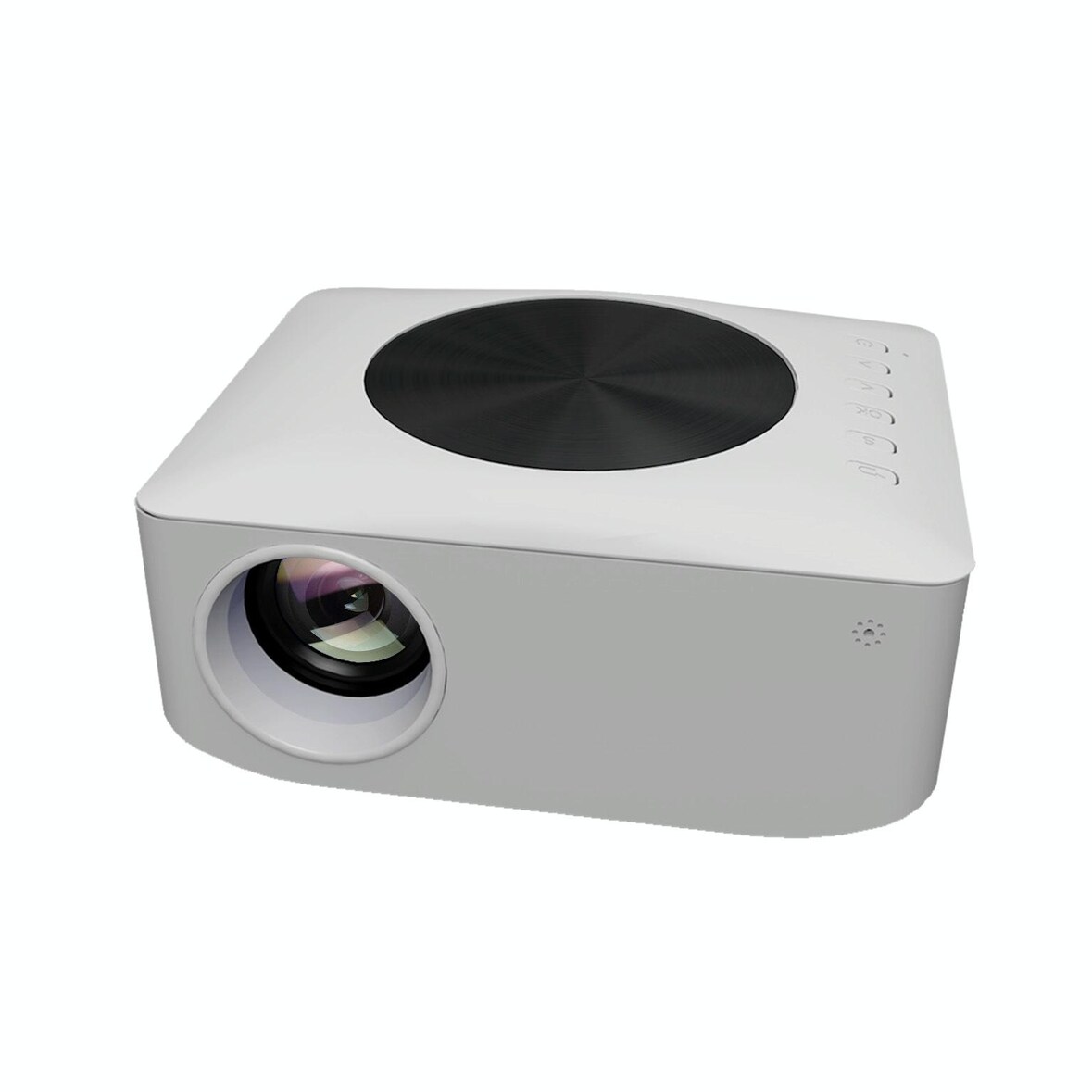 Mini Videoprojecteur 1080P LED WiFi Avec YouTube Et Miroir D'écran Noir YONIS