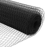 thumbnail of vidaXL Hexagonzaun Grau 0,6 x 25 m PVC