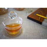 thumbnail of Sucrier en verre diamant 8x8x8.5cm